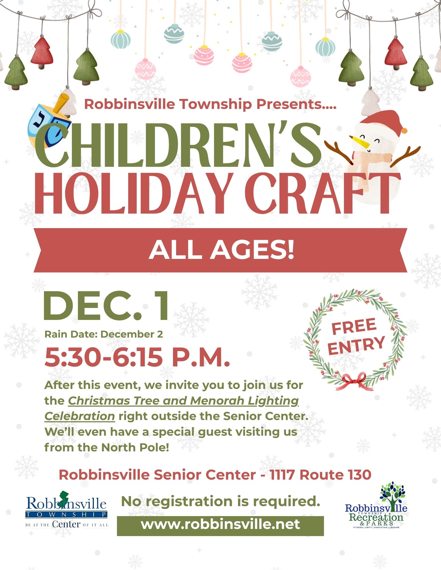 Holiday Craft - Tree Lighting