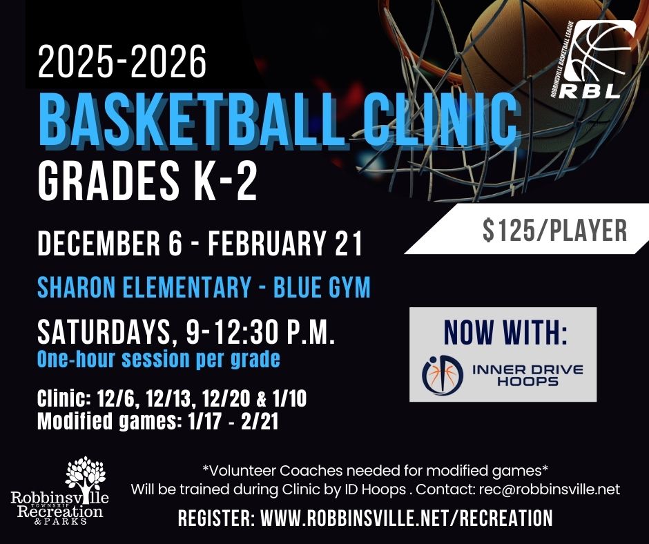 2025 K-2 Basketball Flyer
