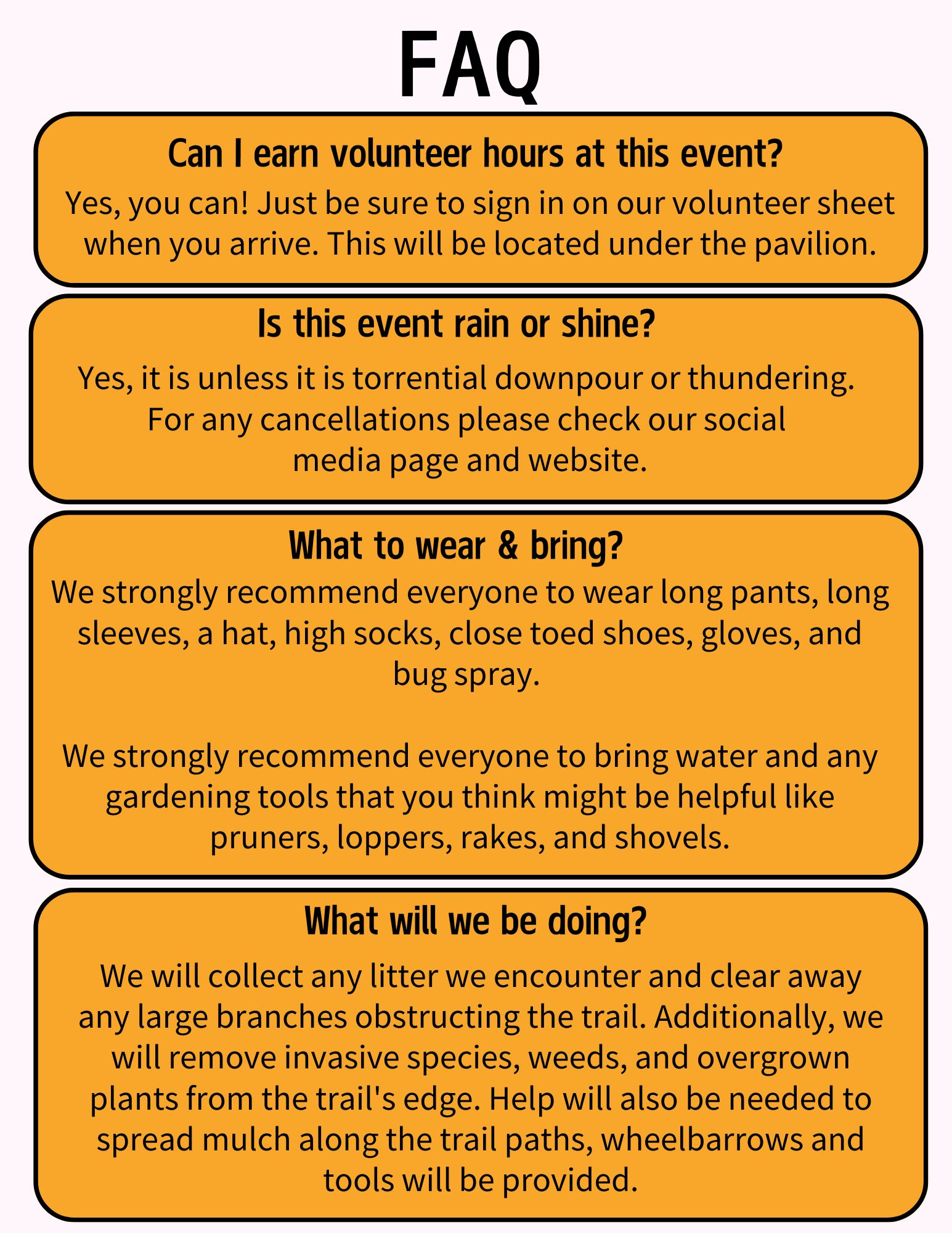 2026 Nat Trail Day FAQ